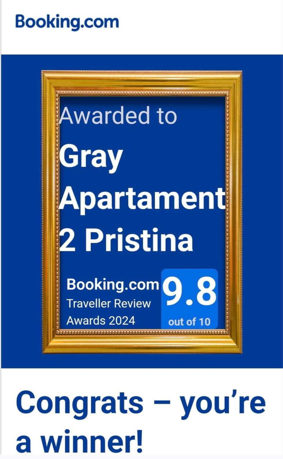 Gray Apartament 2 Priština Exteriér fotografie